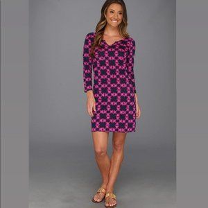 Lilly Pulitzer Gretchen Purple Mini Get Hoppy Dress Size Small